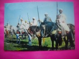 HOPCT 10990 PARADA PENTRU FANTAZIA -MAROC -COSTUME TRADITIONALE-AFRICA -CIRCULATA