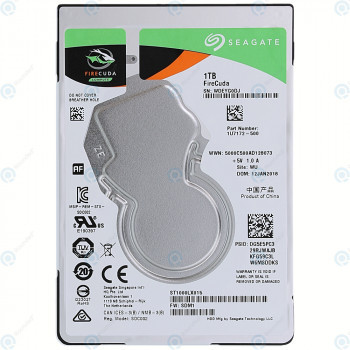 Seagate FireCuda 2.5&amp;quot; SSHD 1 TB ST1000LX015 pentru Sony Playstation 4, Playstation 4 Slim, Playstation 4 Pro foto