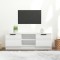 vidaXL Comodă TV, alb extralucios, 102x35x36,5 cm, lemn prelucrat 811517