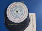 Rigla de calcul circulara colectie Fearns Calculators Britanica cu instructiuni