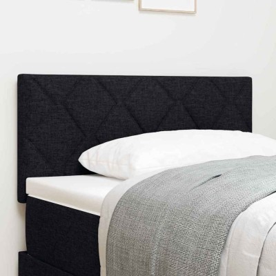 Șezlong LED Set de 2 Negru Material textil, lemn 100 cm USB-C foto