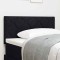 Șezlong LED Set de 2 Negru Material textil, lemn 100 cm USB-C