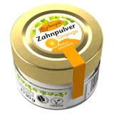 Birkengold Pasta de dinti pudra cu portocale 30g, fara fluor, cosmetica naturala certificata, ideala pentru copii