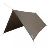Cumpara ieftin Prelata de camping, maro, 451x420 cm, impermeabila