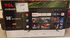 Televizor nou 50&amp;quot; (127 cm) 4K TCL 50P615X1 cu androidTV foto