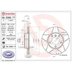 Set disc frana BMW 3 (E36) 09.90-11.98, 3 (E46) 12.97-05.05, 3 Compact (E36) 01.94-08.00, 3 Compact (E46) 03.01-02.05, 3 Convertible (E36) 03.93-11.9