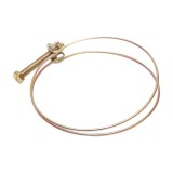 Colier din sarma 84-90 mm cu surub M8x70 pentru furtun Breckner