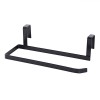Suport Metalic pentru H&acirc;rtie de Bucătărie, Negru, Dimensiuni 24x6.5x7 cm, suport prosoape hartie, metal, Oem