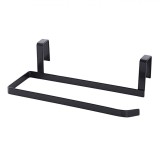 Suport Metalic pentru H&acirc;rtie de Bucătărie, Negru, Dimensiuni 24x6.5x7 cm, suport prosoape hartie, metal, Oem