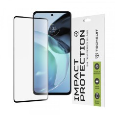 Folie de protectie Ecran Techsuit pentru Motorola Moto G72, Sticla Securizata, Full Glue, 111D, Neagra