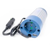 Invertor de tensiune President 150W alimentare 24V, iesire 230V, unda sinus modificata, mufa USB 5V 500mAh, cu mufa de b
