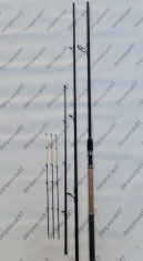 Lanseta fibra de carbon FL Aqua RIVER Feeder 4,2 m actiune 100-200 gr