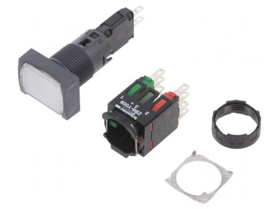 Comutator apăsare 16mm 2NC NO XB6DF1B5B foto