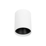 Spot aplicat Versa GU10 IP20, alb+negru, Metsan