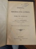 Carte veche juridică 1921 &ndash; Codul de Procedură Civilă Austriacă &ndash; Dr. C.A. Spulber