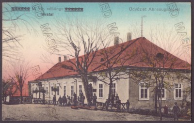 128 - OCNA SUGATAG, Maramures, Romania - old postcard, CENSOR - used - 1916 foto