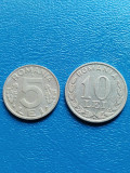 Moneda Romania 5 lei si 10 lei 1995