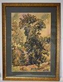 Stefan Hotnog (1920-1993), pictor si grafician iesean - Peisaj de toamna / 1967