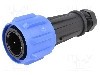 Conector circular, tata, 3 pini, BULGIN - PX0911/03/P