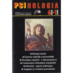 Psihologia, numarul 6, 2001 - numarul 1, 2002
