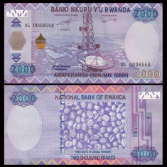 = RWANDA ? 2 000 FRANCS - 2014 - UNC = foto