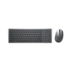 Kit Tastatura + Mouse Dell Multi-Device KM7120W, Wireless 2.4 Ghz, Bluetooth 5.0, 1600 DPI, Senzor Optic, 7 Butoane, Layout US, Titan Grey foto