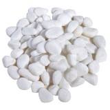 Pietre Decorative, Model Alb, Capacitate 1 kg, Dimensiune 1-2 cm