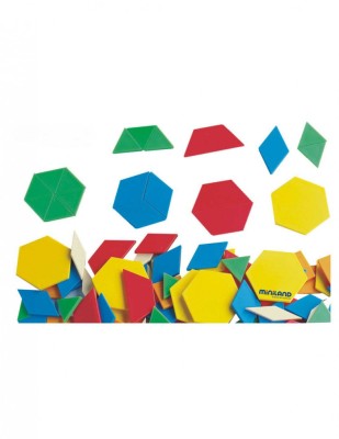 Forme geometrice diverse Miniland 250 buc foto