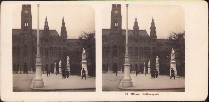 ST39N Wien, Rathauspark, stereoscopic photo