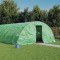 Gossi sera cu cadru din otel, verde, 30 m2, 6x5x2,3 m