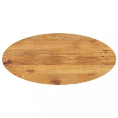 vidaXL Blat de masa oval, 110x50x2,5 cm, lemn masiv de mango foto