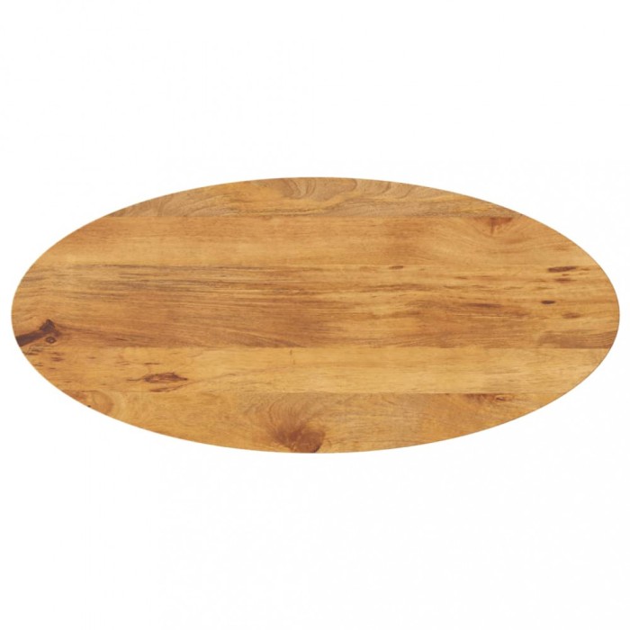 Blat de masă oval, 110x40x2,5 cm, lemn masiv de mango