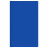 VidaXL Covor pentru cort, albastru, 400x400 cm, HDPE