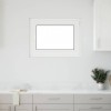 VidaXL Fereastra de subsol &bdquo;RISOR&rdquo; 80x60 cm Pt&amp;Turn DIN Dreapta Alb 4108310