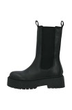 Bianco ghete chelsea de piele BIADEB femei, culoarea negru, cu platforma, 30.50728