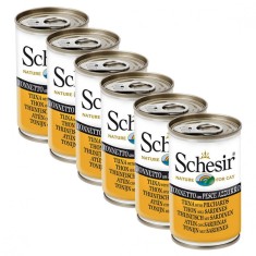 Schesir cat ton cu sardine 6 x 140 g foto