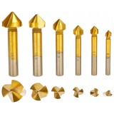 Set de freze conice 6 buc pentru lemn 6.3-20.5mm KD983 KraftDele