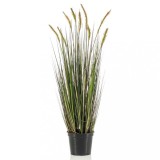 Emerald Iarbă artificială foxtail de toamnă, ghiveci de plastic, 90 cm