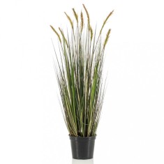Emerald Iarbă artificială foxtail de toamnă, ghiveci de plastic, 90 cm foto