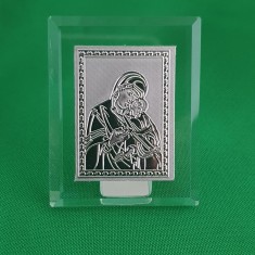 Icoana argintie - cristal