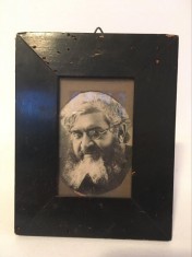 * Tablou vechi cu Padre Giovanni Semeria, rama de lemn sticla deasupra 14.5x11cm foto