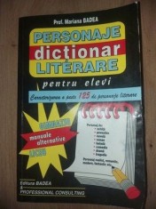 Dictionar personaje literare pentru elevi - Mariana Badea