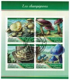 Guineea 2017: Timbre Ciuperci, Set Complet, Colita + Bloc - Colectie Filatelie