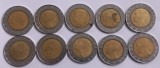 Italia, Lot 100 Lire Bimetal