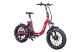 Cumpara ieftin Bicicleta electrica Z-Tech ZT-89-C FATBIKE pliabila, motor 250W, 48V 13Ah, autonomie 60km - Rosu