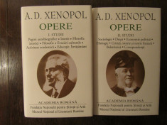 A.D. XENOPOL .OPERE( EDITIE DE LUX , ACADEMIA ROMANA , 2 VOL) foto