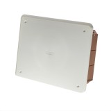 Doza derivatie incastrata Gewiss 196x152x70mm, IP40, montare ingropata, capac cu 4 suruburi, cutie jonctiune/racord