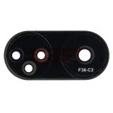Geam Camera Spate OPPO A98 Negru (Black) - Replacement Lens Cover