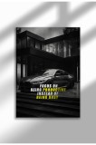 21mxm_DriveToWin_035|Motivational Car Poster, No Frame Canvas, "Hardest Worker" Quote, Drive to Win 2025 | A4 (21 x 29.7 cm) - 21mxm_DriveToWin_035