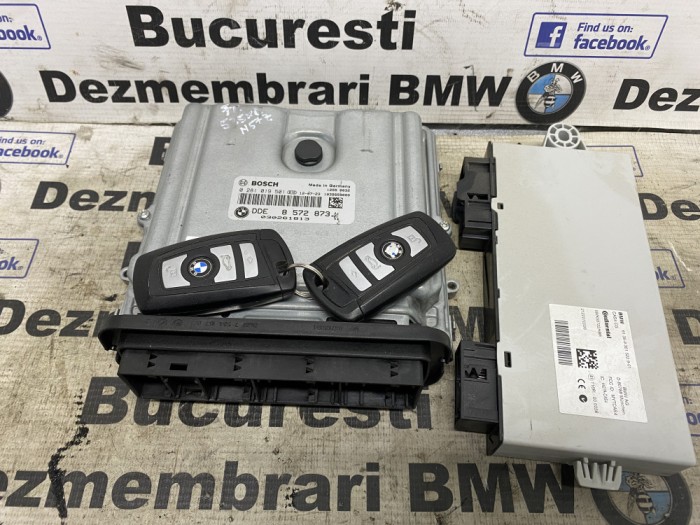 Kit pornire ECU DDE BMW F10,F11,F06,F12,F01,X3 535d,640d,740d 313cp Euro 5 sau 6